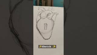 Drawing stuff from my Pinterest board pt 3 on off heart drawing heart [upl. by Mcclenon]