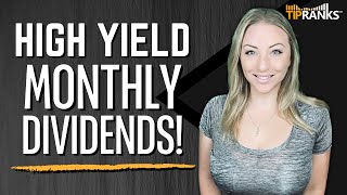 2 High Yield Monthly Dividend Stocks Collect 9 Yield Dividends Every Month [upl. by Galatia]