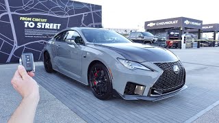 2024 Lexus RCF Track Edition Start Up Exhaust Walkaround Test Drive and Review [upl. by Elletnohs]