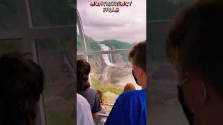 Montmorency Falls Quebec City chute montmorency cable car view of the falls❤️🤩 [upl. by Aihsekel]