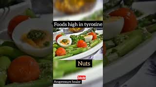 Tyrosine Rich Foods tyrosine shorts [upl. by Nidorf]