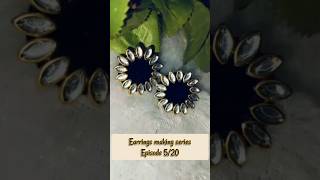 Earrings making series episode 520 tredingshorts diy earringscollection shorts [upl. by Ylrehc364]