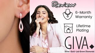 Review of Giva budget ear rings  kaisa hai ye ear ring [upl. by Nnaxor]