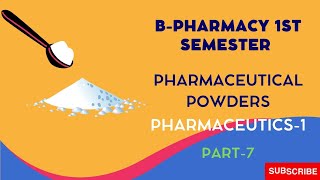 powder dosage form  pharmaceutics1 [upl. by Eadnus746]