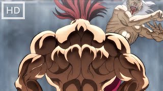 YUJIRO HANMA vs KAIOH EMPEROR KAKU Grand Raitai Tournament Epic Fightbaki yujirohanma [upl. by Aneloc113]