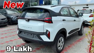 TATA NEXON 2024 Updated New Model White Colour  Nexon 2024 Pure Review [upl. by Boehmer261]