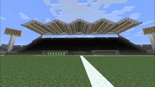 Sk Rapid Wien Stadion Gerhard hanappi Stadion in Minecraft [upl. by Eillim487]