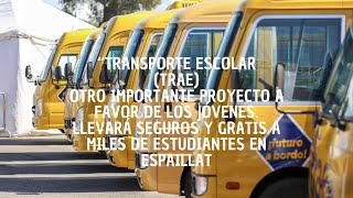 TRANSPORTE ESCOLAR TRAE IMPORTANTE PROYECTO LLEVARÁ SEGUROS Y GRATIS A ESTUDIANTES EN ESPAILLAT [upl. by Aneloaup]