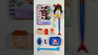 Cute amp Fancy Stationery Items Capsule Pen Sharpener Notebook Eraser stationery backtoschool [upl. by Tali]