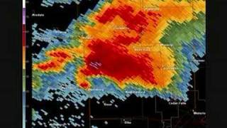 The Parkersburg Iowa Tornado  Radar Images [upl. by Nissie]