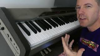 Casio PX110 digital piano review and demo [upl. by Claudius]