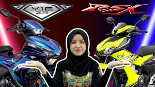 Beza Yamaha Y16ZR dengan Honda RSX150 [upl. by Topliffe]