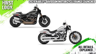 2024 HarleyDavidson Lineup Launched With 10 Models  Explained All Spec Features And More [upl. by Shaff]