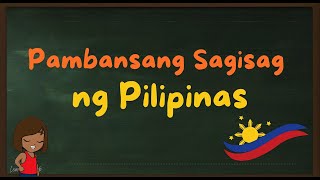 Mga Pambansang Sagisag ng Pilipinas Simbolo ng Ating Pagkakakilanlan at Kultura [upl. by Alaine]