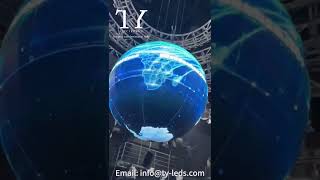 LED spherical screen displayledscreendisplay customizedleddisplay cob fixedleddisplay [upl. by Llenhoj]