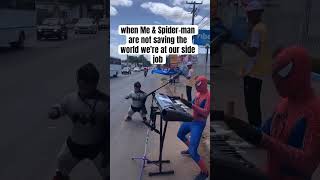 The bat signal broke and spiderman need more webbing spiderman batman funny trending short [upl. by Annodahs764]