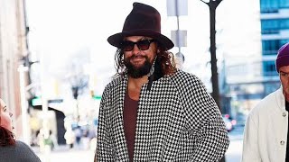 Jason Momoa’s Fashion Statement and Controversy in NYC [upl. by Karole289]