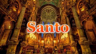 SANTO SANTO SANTO by Fr Manoling Francisco SJ with Lyrics [upl. by Mattias]