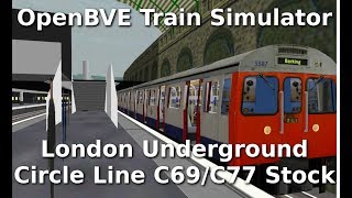 OpenBVE ►Onboard London Underground Circle Line  Aldgate to Aldgate◀ [upl. by Miuqaoj]