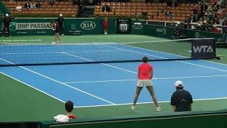 Agnieszka Radwanska vs Yvonne Meusburger highlights  WTA Katowi [upl. by Marcoux432]