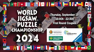 04 WORLD JIGSAW PUZZLE CHAMPIONSHIP 2024  First Round Couples [upl. by Harman]