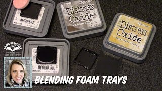 Storage Idea  Blending Foam Trays for Distress Oxide Inks [upl. by Araic]