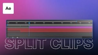 How To Cut Clips In After Effects [upl. by Seroka730]