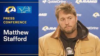 Matthew Stafford On Return To Detroit Wild Card Loss amp Exceeding Season Expectations [upl. by Still]