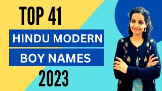 Top 41 Hindu Baby Boy Names  Latest Hindu Baby Boy Names 2023 [upl. by Faso]