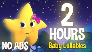 NO ADS  Twinkle Twinkle Little Star  Calming Sensory Animation  Baby Songs – Fall Asleep 🌙✨ [upl. by Yatnoj]