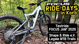 Das neue FOCUS JAM2 2025  FOCUS RIDE DAYS auf den legalen Mountainbike Trails in KORB [upl. by Adni470]