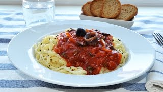 SicilianStyle Pasta with Anchovies  Easy Pasta alla Siciliana Recipe [upl. by Elades]