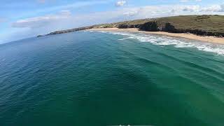 FPV flight over Perranporth and Ligger bay [upl. by Burger]