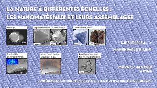 « LA NATURE À DIFFÉRENTES ÉCHELLES  LES NANOMATÉRIAUX ET LEURS ASSEMBLAGES » [upl. by Etnaid96]