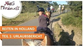 Reiten am Strand So war mein Urlaub in Holland [upl. by Aicitel83]