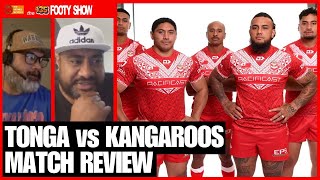 Tonga vs Kangaroos Rugby League Pacific Championship I A Polynesian Reaction I THE 135 FOOTY SHOW [upl. by Nekial]