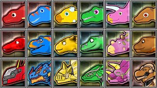 Dino Park  Dinosaur Train  Dino Robot Corps  AmargasaurusTyrannosaurusAnkylosaurusTriceratops [upl. by Glynda]