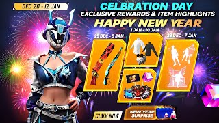 New Year Event Free Fire 2024🥳🤯  Free Fire New Event  Ff New Event  Upcoming Events In Free Fire [upl. by Aicenek]