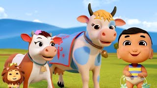 Gaiya Meri Cartoon Video गैया मेरी गईया  Ek Mota Hathi  Hindi Rhymes And Baby Songs For Children [upl. by Moscow]