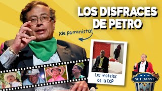 LOS MEJORES DISFRACES DE PETRO ¡HASTA DE FEMINISTA  LO MÁS CHISTOSO DE LA COP notidanny [upl. by Xonnel]