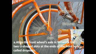 How to assemble a bike bicycle beach cruiser [upl. by Renmus10]