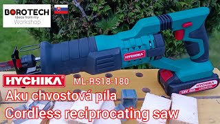 Chvostová akumulátorová píla HYCHIKA MLRS18180 №243 [upl. by Komsa]