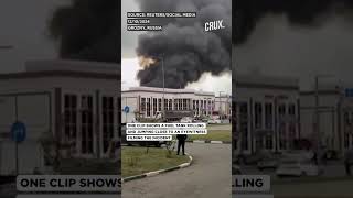 Huge Fuel Tank Rolls Past Eyewitness As Explosion Rocks Chechen Fuel Station [upl. by Sampson]