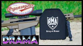 RMA 1155 Level IV Armor Plate Drama Lets Test One amp Find Out 🇺🇸 [upl. by Akimit900]