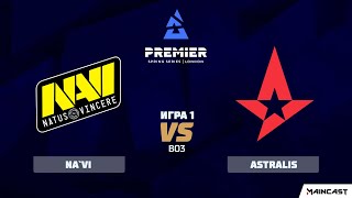 Natus Vincere vs Astralis Map 1 Train Best of 3 BLAST Premier Spring 2020 [upl. by Drofnelg108]