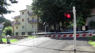 Passaggio a livello di via Gramsci  Brisighella RA  Level Crossing  Passage à niveau [upl. by Ramin]