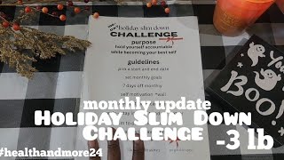 Health and More in 2024  monthly update on my Holiday Slim Down Challenge ⚖️  2024weightlossgoals [upl. by Zohara]