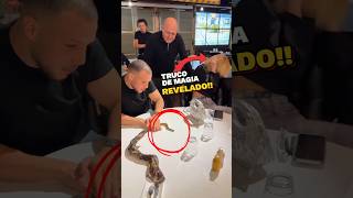 REVELADO Mago convierte Pañuelo en Serpiente 🐍 magia ilusiones curiosidades [upl. by Lippold]