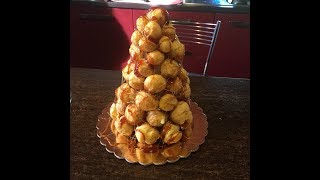 CROQUEMBOUCHE FATTO IN CASA ricetta Crockenbush come fare un croquembuche con videoricetteinsieme [upl. by Bourke848]