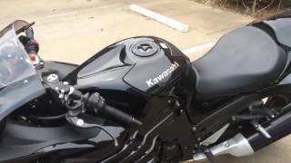 2012 Kawasaki ZX14 Voodoo Exhaust Install [upl. by Lala]